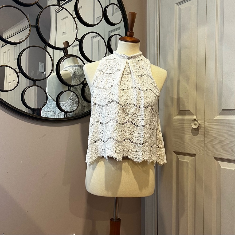 Lace Halter Top